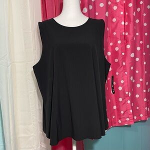NIC+ZOE Size XXL Black Moisture
Wicking Wrinkle Resistant Back Tank Top